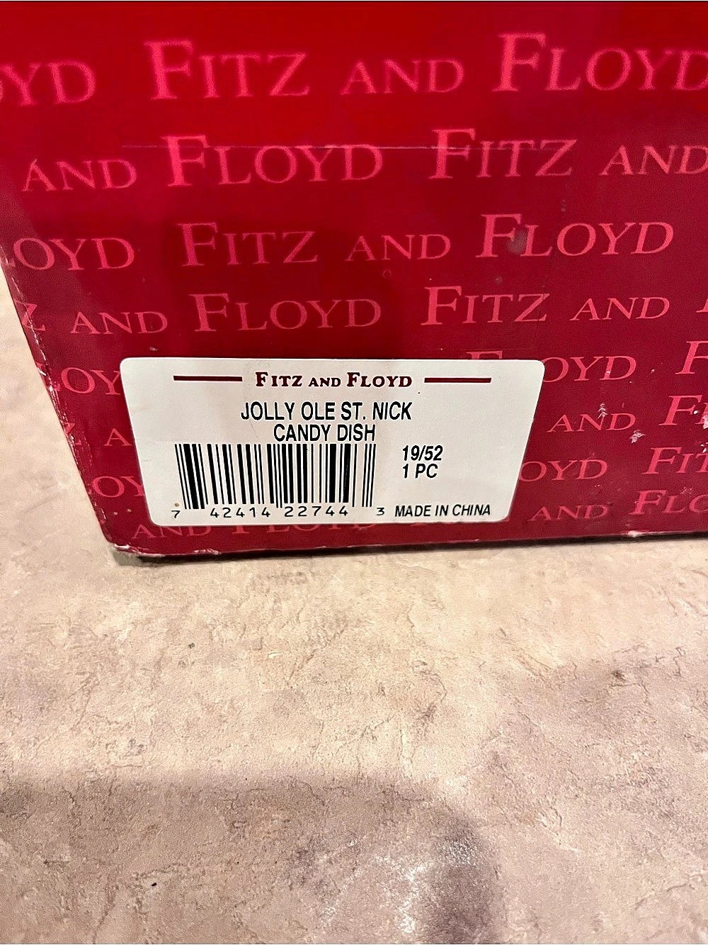 Fitz and Floyd Jolly Ole St. Nick Candy Dish Christmas - Picture 5 of 5